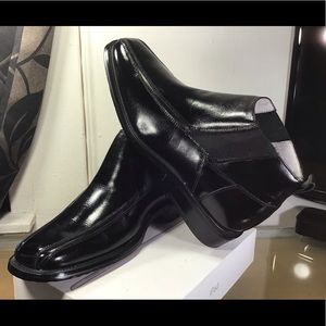 Stacy Adams Chelsea Black Leather Men’s Ankle Boot